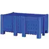Foto articolo dell\'articolo Agri Box 1340x1040x720 mm, plastica vergine, 10 piedi, forato, sovrapponibile, 43 Kg.