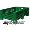 Foto articolo dell\'articolo AgriBox in plastica 80x120 h41 cm, con pareti e fondo forato. Peso tara 15 kg.

