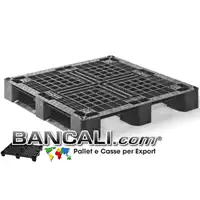 Foto articolo dell\'articolo Bancale in Plastica Quadrato 1100x1100 h.150 mm. idoneo a Container e Reefer.