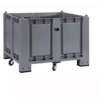Foto articolo dell\'articolo Cargopallet Box 800x1200 h900 mm, Atossico, con 4 ruote. Tara 40 kg.