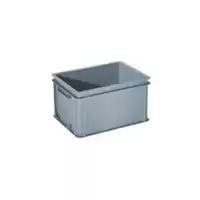 Foto articolo dell\'articolo Cassa plastica 400x300x220mm, atossica, 22L, sovrapponibile, 2 maniglie, 1,05 Kg.