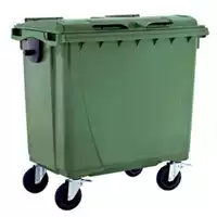 Foto articolo dell\'articolo Cassonetto per Rifiuti 770 Litri  in plastica di vari colori.