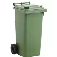 Foto articolo dell\'articolo Cassonetto per rifiuti 120L in plastica, vari colori per raccolta differenziata.