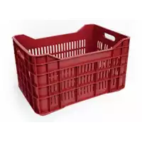 Foto articolo dell\'articolo Cesta di plastica 530x350 h 310 mm rettangolare forata. Peso tara 2 Kg