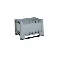 Foto articolo dell\'articolo Contenitore 700x100x650 mm, plastica atossica, vergine, rettangolare, 2 travette, tara 19 kg.