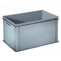 Foto articolo dell\'articolo Contenitore Robusto 400x600 h.400 mm. in Plastica Atossica Capacità Litri 70. Peso Tara : Kg. 3,400