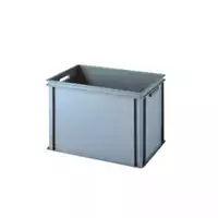 Foto articolo dell\'articolo Contenitore Robusto 400x600 h.400 mm. in Plastica Atossica Capacità Litri 70. Peso Tara Kg. 3,400