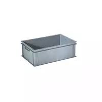 Foto articolo dell\'articolo Contenitore Robusto 400x600xh.200mm. in Plastica Atossica Capacità Litri 35.  Peso Tara Kg. 1,800
