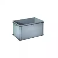 Foto articolo dell\'articolo Contenitore Robusto 400x600xh.320 mm. in Plastica Atossica capacità Litri 60. Peso Tara Kg. 2,740