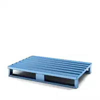 Foto articolo dell\'articolo Euro Pallet 800x1200 in Metallo Verniciato IGNIFUGO o Antincendio, a 2 Slitte. Peso Tara 33 Kg.