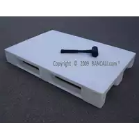 Foto articolo dell\'articolo EuroPALLET 800x1200 mm, igienico, HACCP, plastica vergine per alimenti, 3 slitte, tara 16 kg.