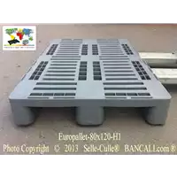 Foto articolo dell\'articolo Europallet modello H1 misura 80x120 h 16 cm con 3 traverse. Peso Tara 18 Kg. 