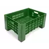 Foto articolo dell\'articolo MicroBins 600x800 h.410 mm, 115 L, plastica ventilata, pareti forate, peso tara 7,5 kg.
